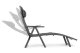 MultiGarden Folding Garden Sun Lounger with Adjustable Backrest, Grey