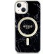 Guess iPhone 14 Case Marble MagSafe, Black