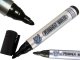 Permanent marker with round tip, waterproof, black