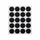 Rotating Spice Rack Organizer with 20 Jars and Stickers, Black