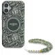Guess IML Flowers Allover Electro Case for iPhone 16, Green