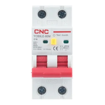 Residual Current Circuit Breaker with Overcurrent 2P, 16A, Class C, 30mA, 6kA
