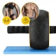 4Fizjo AB Wheel XL Abdominal Exercise Roller, Black/Yellow