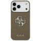 Guess Grained Big 4G Classic Logo Phone Case Cover iPhone 17 Pro Max - Brown