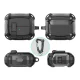 Tech-Protect Case for Samsung Galaxy Buds 3 / 3 FE / 3 Pro with Carabiner - Black