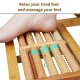 Bamboo Sun Lounge Patio Pool Lounger Rocking Swing Chair Sunbed Recliner