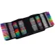 Colored Gel Pens Set 100 Colors with 100 Refills in Organizer Case for Adult Coloring