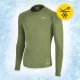 4Fizjo Unisex Long Sleeve Thermal Shirt, Green, XL
