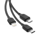 XO NB103 3-in-1 USB to Lightning / USB-C / microUSB Cable 1m 2.1A Black