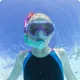 Bestway 24025-03 Snorkel Set (Mask + Snorkel), Purple/Turquoise