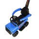 Step Car with Push Parent Handle Kids Ride On Toy Vehicle with Sound and Light, Blue