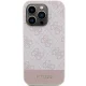 Guess 4G Stripe Collection case for iPhone 15 Pro - pink