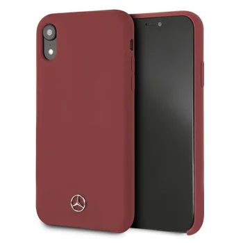 Mercedes iPhone XR Case Silicone Line, Red