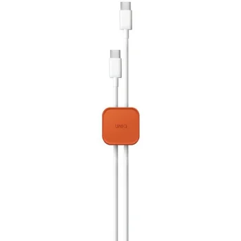 Uniq Pod self-adhesive cable holders, set of 8, orange