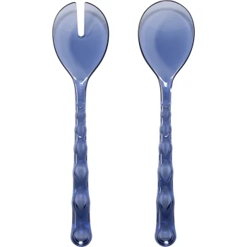 Guzzini VANITY Salad Servers, 2-Piece, Denim Blue