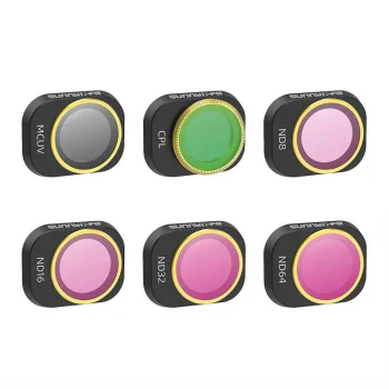 Sunnylife 6 Lens Filter Set for DJI Mini 4 Pro MCUV CPL ND8/16/32/64