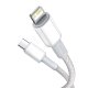 USB-C to Lightning Cable Baseus CATLGD-A02 20W 2m White