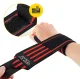 4FIZJO Wrist Wraps 2 pcs, Black and Red