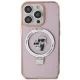 Karl Lagerfeld iPhone 15 Pro Max Case Ring Stand Karl & Choupette MagSafe, Pink