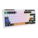 Wireless mechanical keyboard Royal Kludge KZZI K75 pro RGB, Eternity Switch (black and white)
