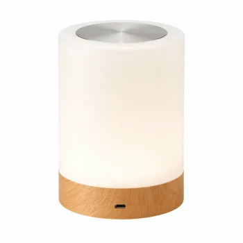 Rechargeable Touch LED Night Light with RGB Color Changing, White