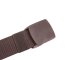 Tactical Military Web Belt for Trousers with Plastic Buckle, Brown