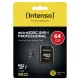 Intenso microSDXC 64GB UHS-I U3 V30 Professional Memory Card with Adapter