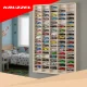 Kruzzel Wooden Toy Car and Figure Display Shelf, 90 Compartments