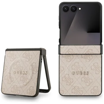 Guess 4G Classic MagSafe Case for Samsung Galaxy Z Flip7 Pink