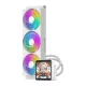 Liquid CPU Cooler DarkFlash DV360S MAX White, 360mm AIO, 3.95\" IPS, ARGB