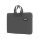 BWOO 14 Inch Laptop Sleeve with Handle Protective Neoprene Case, Grey