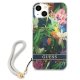 Guess iPhone 13 mini Case Flower Strap Blue