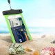 Waterproof Phone Case Cover Pouch Dry Bag for Phone up to 6.5\", Green
