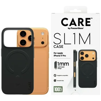 CARE by PanzerGlass SL1M MagSafe Case for iPhone 17 Pro, Black