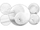 Magnetic Curtain Tiebacks 2 pcs White
