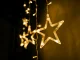 Lights Star Garland Light Curtain 138 LED Outdoor Indoor, Warm color