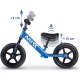 Ricokids RK-607 Balance Bike for Toddlers with Adjustable Seat