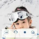 Qunature Panda Ski Goggles for Kids, Black/White