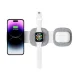 Tech-Protect QI15W-A32 3-in-1 MagSafe Wireless Charger for Apple Devices - Gray