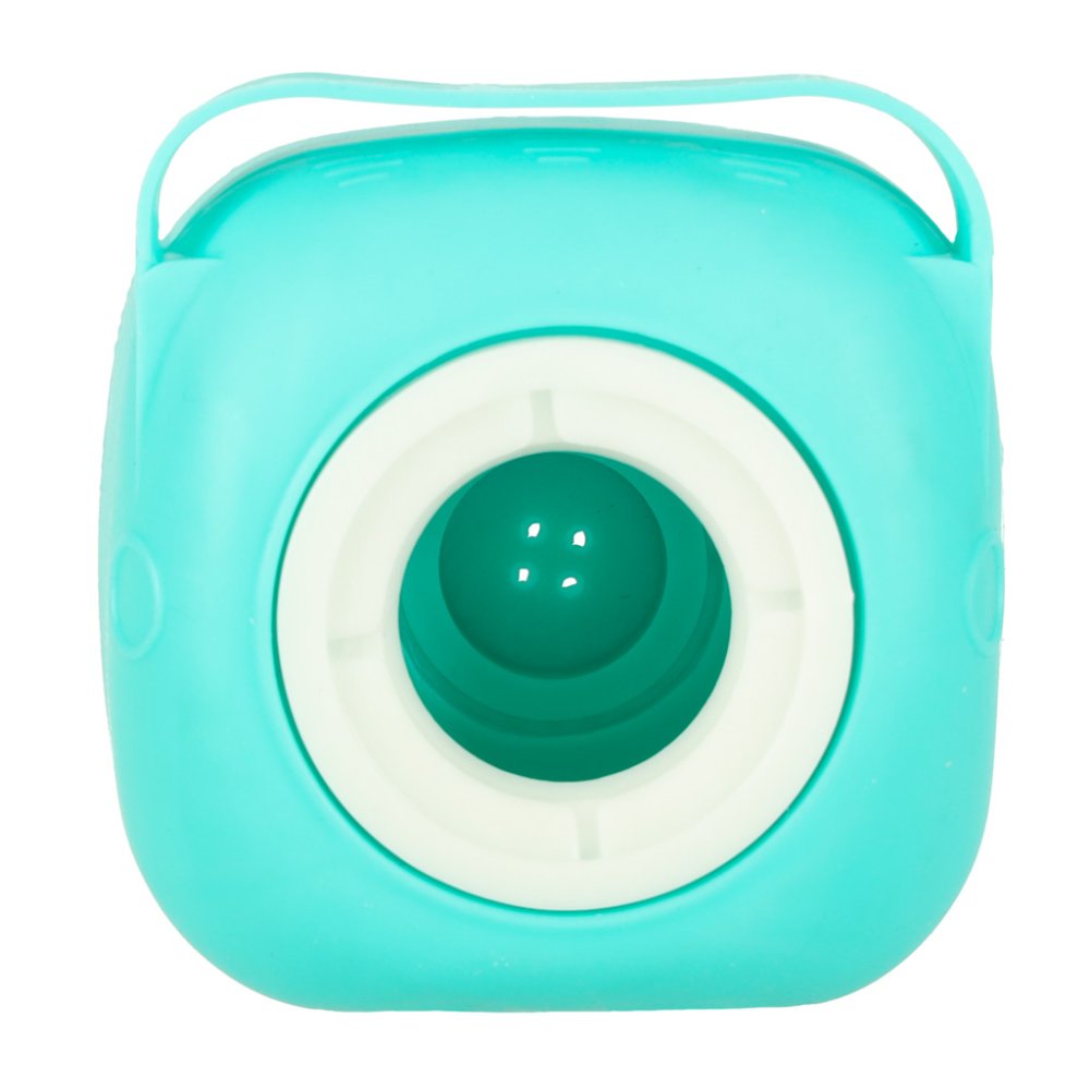 Silicone Pet Bath Brush with Shampoo Dispenser for Dogs and Cats, Mint (3)