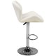 Swivel Adjustable Height Bar Counter Stool Chair M01, White