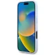 Guess Grained Big 4G Logo Case for iPhone 16 - Blue
