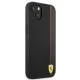 Ferrari iPhone 13 mini Case On Track Carbon Stripe, Black