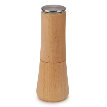 Joseph Joseph Milltop Wooden Salt Mill, 19 cm, Brown