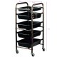 Gabbiano 8-76 Hairdressing Trolley, Antique Gold