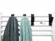 Bathroom Radiator Towel Hooks, 2 pcs, Black