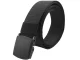 Tactical Military Belt with Quick-Release Plastic Buckle, Black