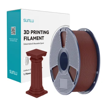 Sunlu PLA High-Speed Marble 3D Filament, Brick Red