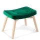 Sofotel Norse Lounge Chair with Footstool, Dark Green