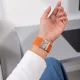 Tech-Protect Nylon Clasp Strap for Samsung Galaxy Watch 40/44/46 mm, Orange